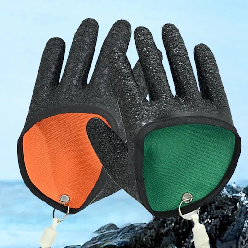 1 % влево или правый профессиональный ловли рыбные латексные охотничьи перчатки рыбацкие перчатки Antiskid защищать прокола рук.