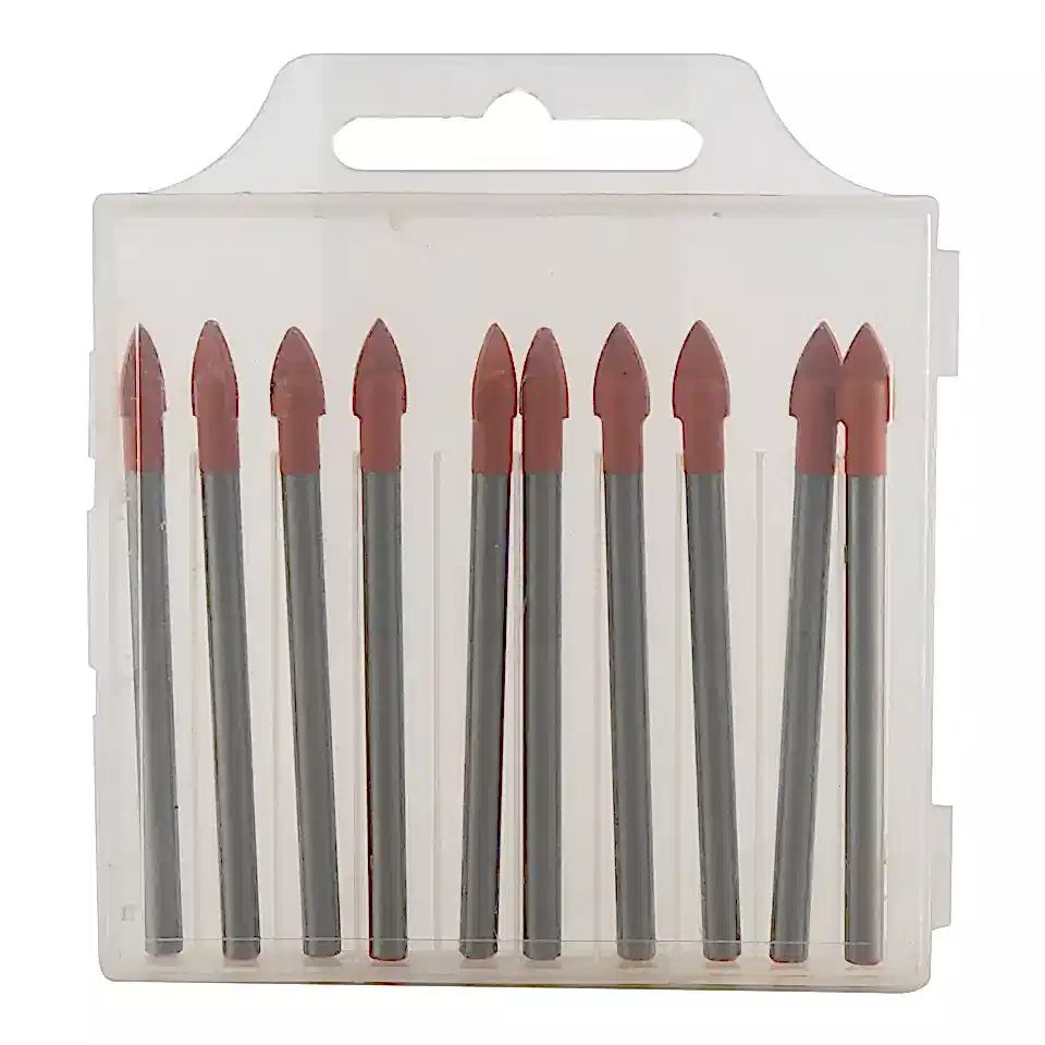 10 кусочков 6 мм стеклянных и плиточных буровых кусоч