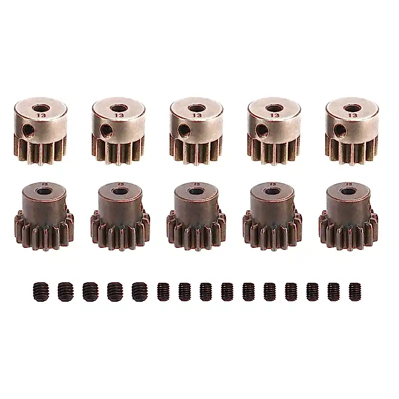 10шт -шестерня 32P 5 мм 13T 15T Сталь для TRX4 RC4WD/D90 D110 AXIAL SCX10 90046