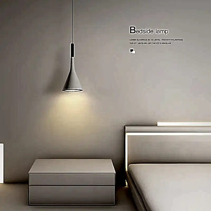 2025 Современные светодиодные подвесные светильники E27 для кухонных светильников спальня столовая столовая подвесная лампа