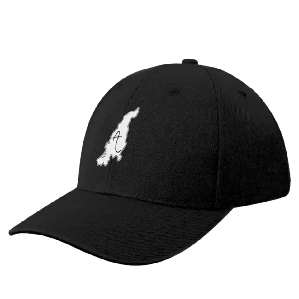 Aquidneck Island White Baseball Cap