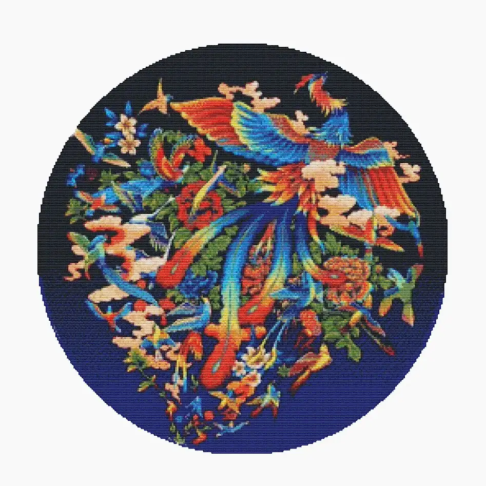 Joy Sunday Cross Stitch Kit, Birds Pay Highage, Printed Cross Stitch Sticks, 16ct, 14ct, 11ct, набор комплекта для вышивки