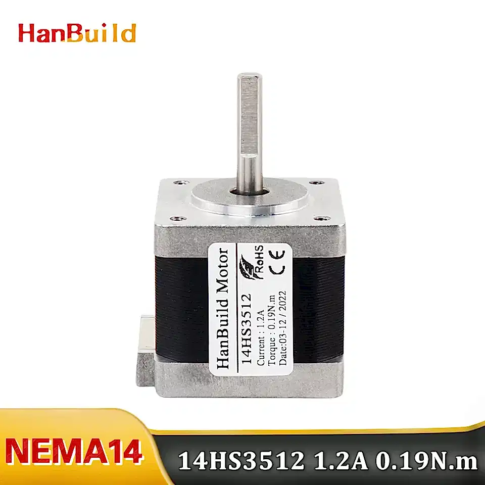 NEMA14 Шаповый двигатель 35 мотор серии 1,2a 0,19 нм 4 Lead 14hs3512 Использование двигателя в фрезерном машине с ЧПУ