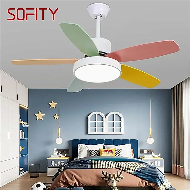 Sofity Modern Fan Light Luxury Restaurant Restaurant Restaurant Learry Level Sterive Fan Light Electric Electric Light Light