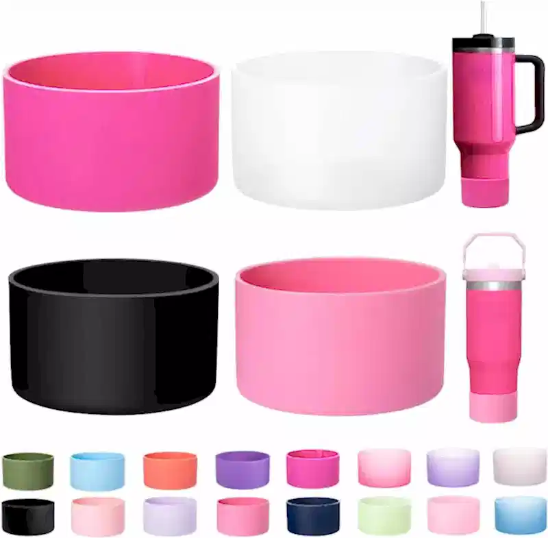 Втулка для бутылки для бутылки с водой для Stanley 40/30 унций без скольжения нижнего рукава стакана базовая защитная крышка Antiplip защитная рукав