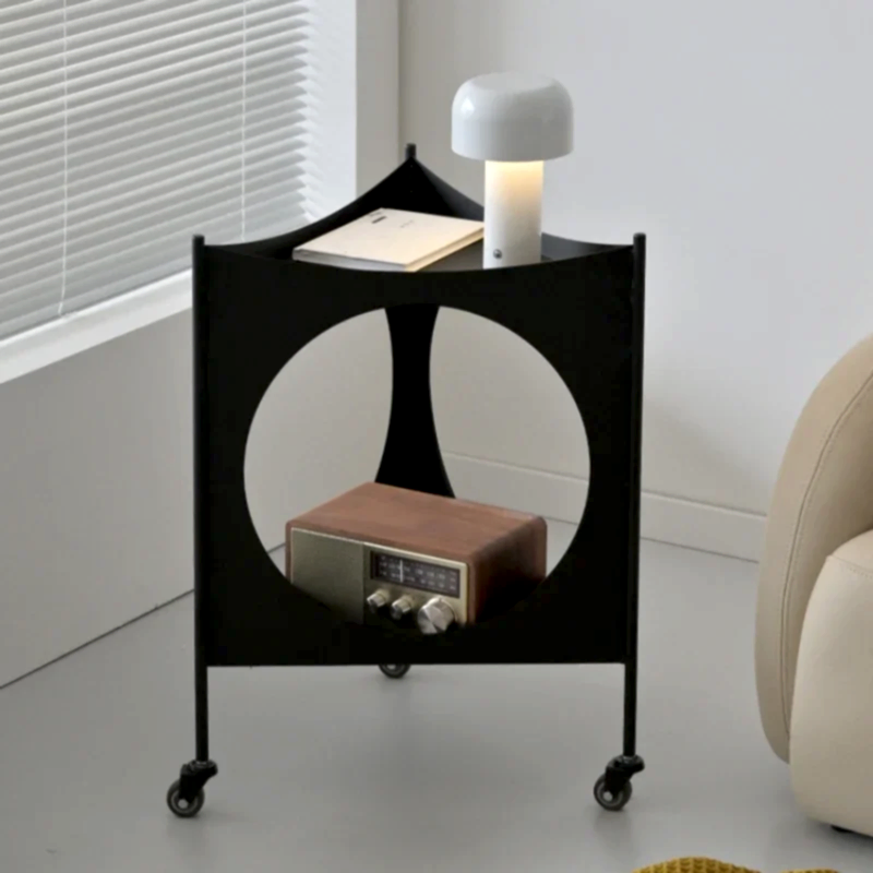 Железный боковой стол, журнальный столик в средневековом стиле, разделитель гостиной, надежная структура, элегантный домашний декор