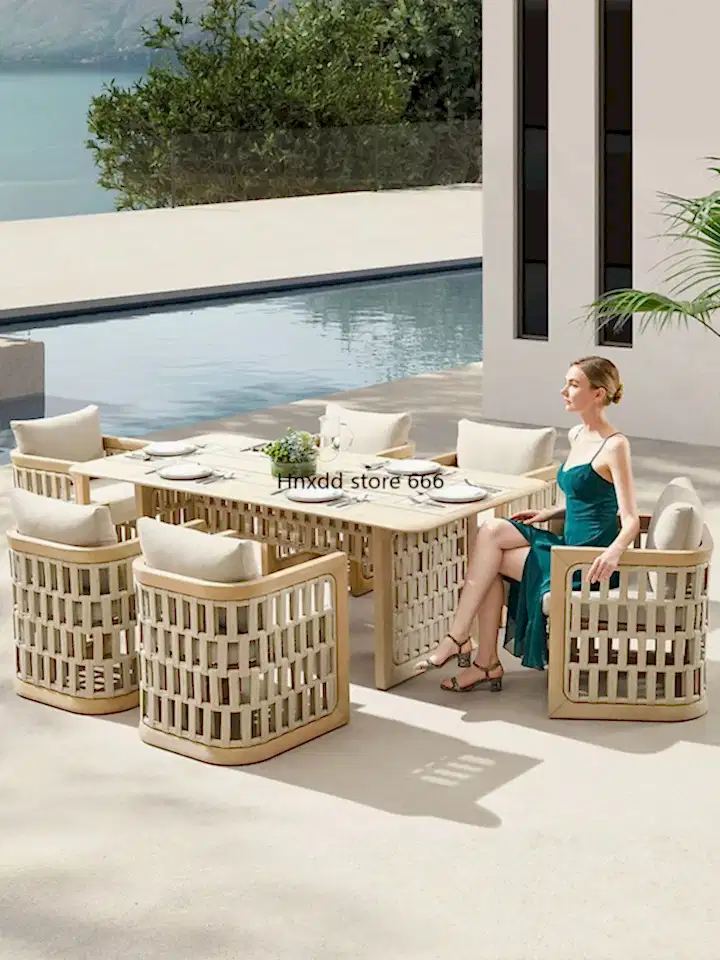 Кровать и завтрак Водонепроницаемые открытые сады Столики и стулья Столы и стулья