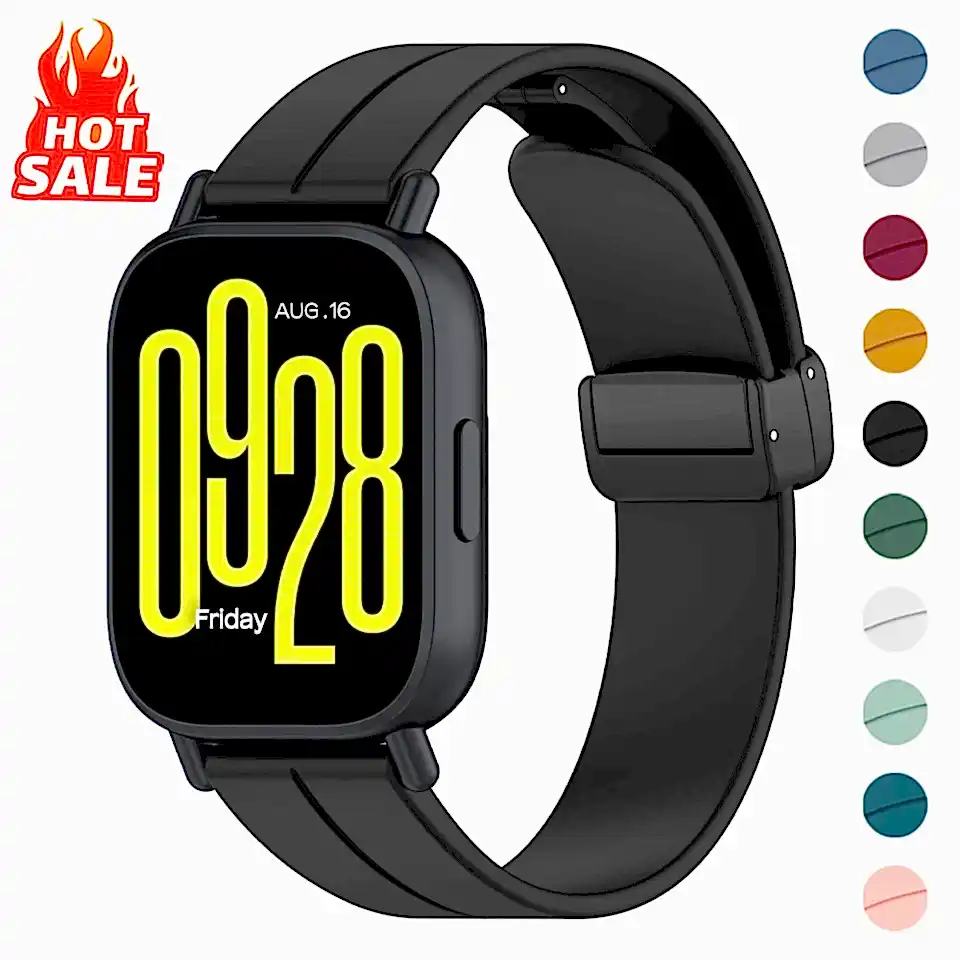 Магнитный силиконовый ремешок для Xiaomi Redmi Watch 5 Active Accesorios 20 мм 22 -мм спортивный браслет Correa Redmi Watch 5 Lite Band